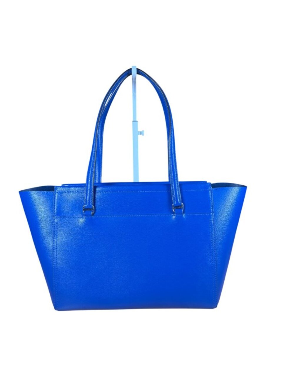 Tory Burch Blue Leather Parker Tote Shoulder Bag - Picture 3 of 10